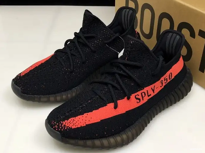 Adidas Core V2 Boost BY9612 350 Red Yeezy Black 0502